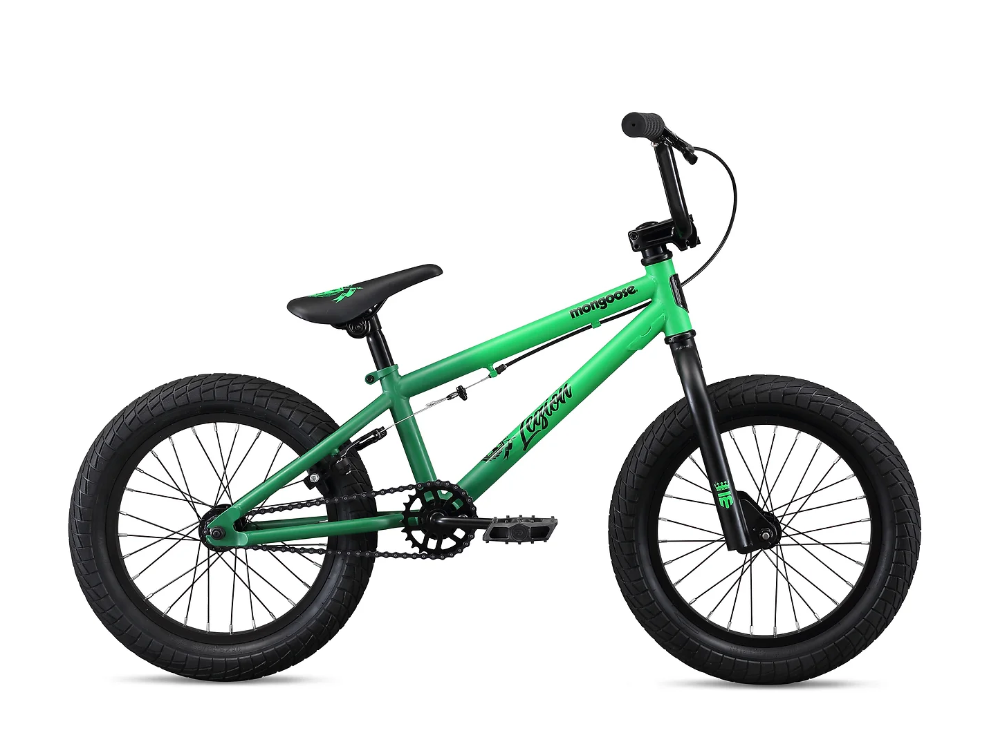 Mongoose MG21 BMX 20″ BMX Bike – Black/Green | Ridgeway Cycles