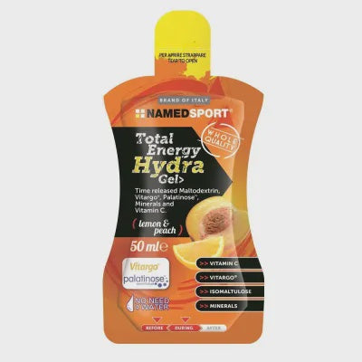 NAMEDSPORT TOTAL ENERGY HYDRA GEL LEMON & PEACH