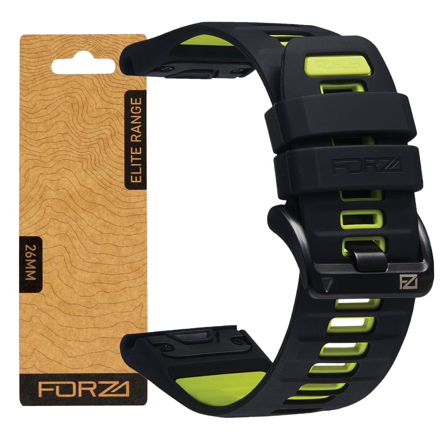 FORZA Elite 26mm EasyFit Two-Tone Watch Strap for Garmin
