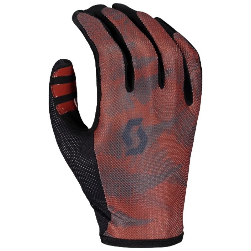 SCOTT TRACTION GLOVE-RED/GREY