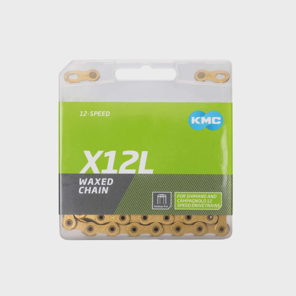 KMC CHAIN 12 SPEED X12L WAXED TI-GOLD