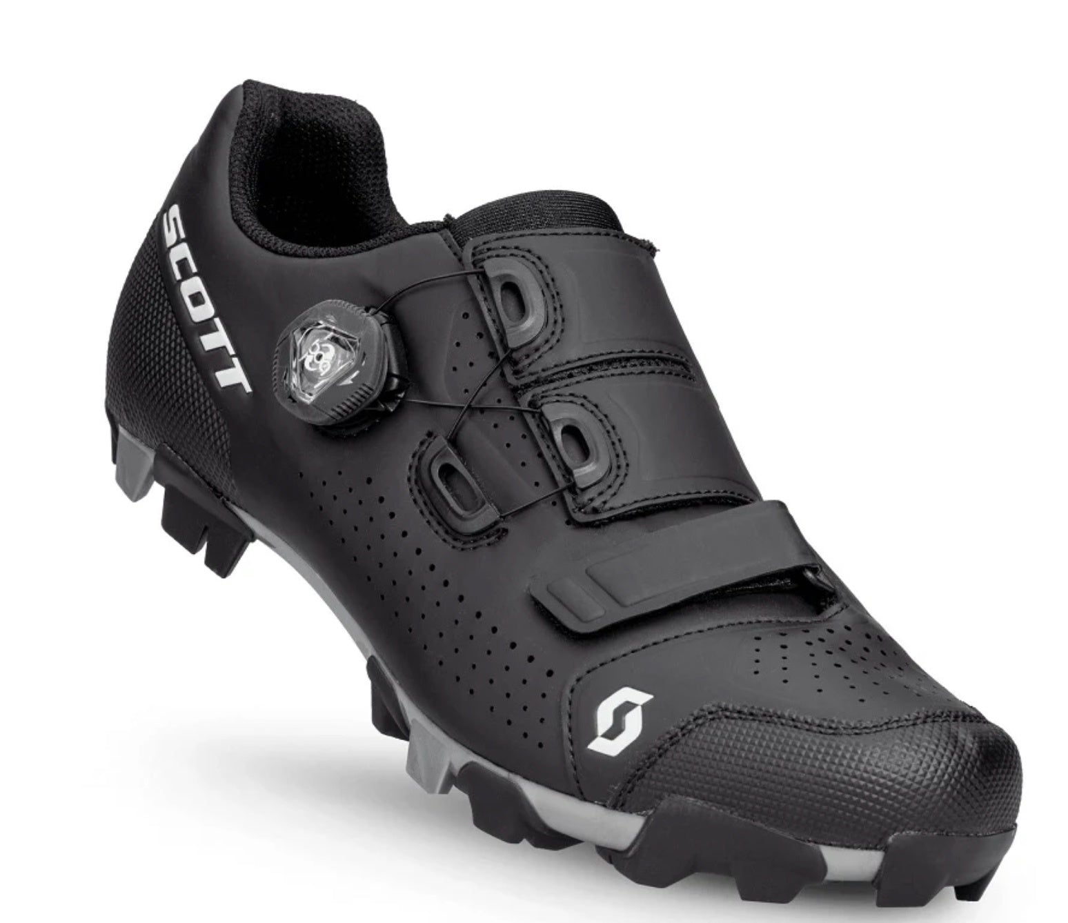 SCOTT TEAM BOA MTB SHOE BLACK/WHITE