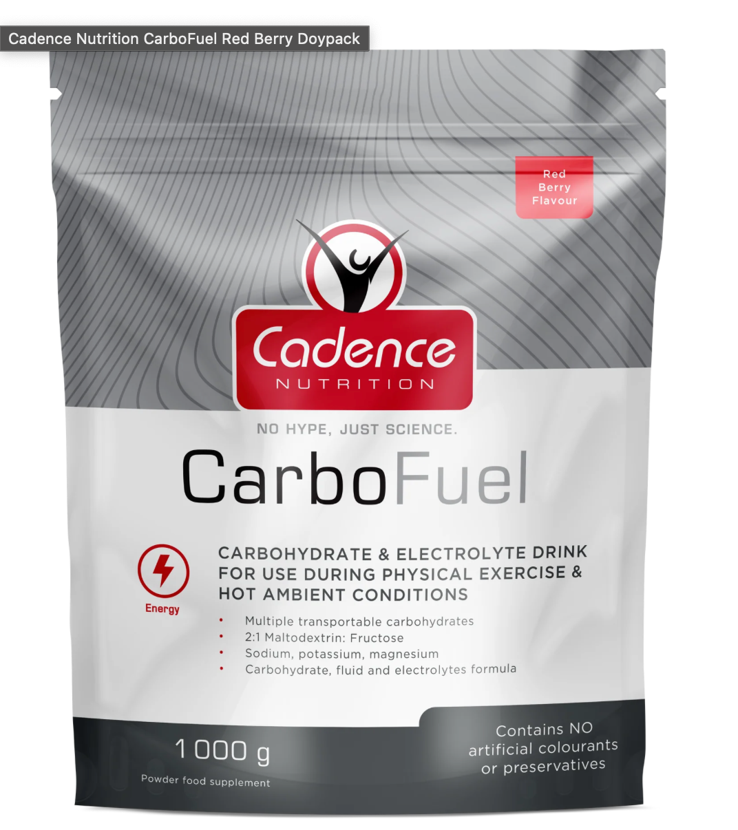 CADENCE CARBOFUEL RED BERRY BAG