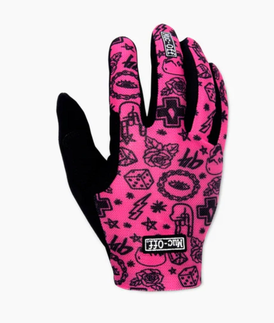 MUC OFF MESH RIDE GLOVE PINK